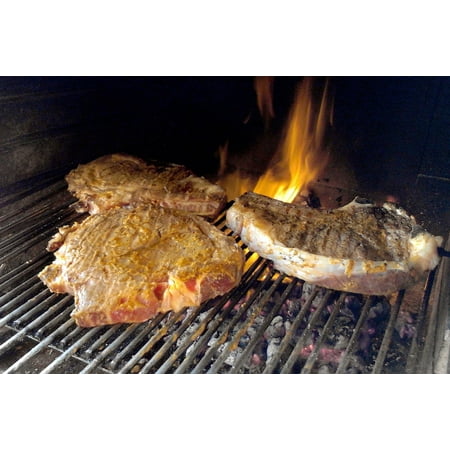 - Peel-n-Stick Poster of Cook Fiorentina Meat Steak Roast Foods Beef Poster 24x16 Adhesive Sticker Poster Print
