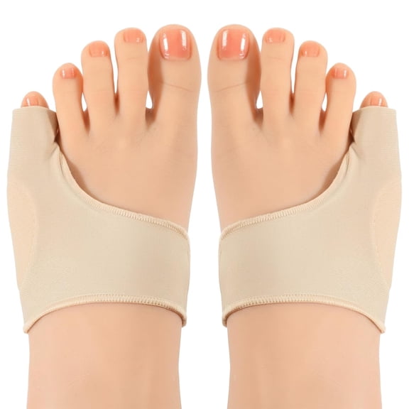 Tailor Bunion Corrector Pads for Pinky Toes, Little Toe Separator Splint Straightener for Women and Men, Skin Tone, 2 Piece