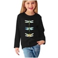 thumbnail image 2 of Spazoro Toddler Kids Girls Boys Sweatshirts, Long Sleeve Graphic Crew Neck Fall Winter Tops for Childs Girls Boys Black Size 3 T, 2 of 5
