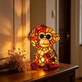 thumbnail image 4 of Homellea Vintage Resin Monkey Night Light, Monkey Table Lamp for Bedroom Decor, 3D Stained Resin Table Lamp, Cute Animal-Themed LED Accent Light, Gift for Pet Lovers, 4 of 9
