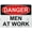 Warning Sign 4, variant on Metal Hanging Plate Horizontal Sign MEN AT WORK, Waterproof, Fade and Scratch Resistant, safety signs, equipment Warning signs, etc - DANGER SIGN Style 30x40cm