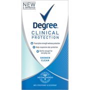 Degree Clinical Protection Anti-Perspirant & Deodorant Shower Clean, 5-Pack