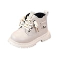 thumbnail image 2 of LvhaoGJOB Kids' Ankle Boots - Lace-Up Design, Side Zipper & Thick Platform Sole, 2 of 9