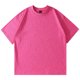 thumbnail image 3 of Blusas y camisas de manga corta y cuello redondo para hombre, blusas casuales de color liso brillante para hombre, blusas de manga corta y cuello redondo para hombre., 3 of 5