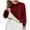 Wine #012, variant on Women's Sherpa Lined Sweatshirt Casual Crew Neck Fleece Pullover Fall Winter Long Sleeve Soft Thermal Sweatshirts White S