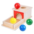thumbnail image 1 of Caja de monedas para bebés Montessori de , caja de permanencia de objetos con cajón, juguetes educativos para , bebés, 4 bolas Salvador Estuche Montessori Coin, 1 of 8