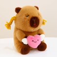 thumbnail image 1 of Poupée Capybara Véritable Poupée Jouet en Peluche Oreiller Cadeau d'Anniversaire Célébrité Internet Ragdoll DMH, 1 of 7