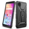 thumbnail image 6 of Compatible for Alcatel TCL A3 Case / TCL A30 / TCL ION Z Case with Holster Belt Clip Hybrid Shockproof Protective Phone Cover with Kickstand - Black, 6 of 7