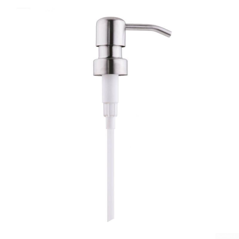 Metal DIY Soap Pump Liquid Lotion Dispenser Replacement Head Jar Tube