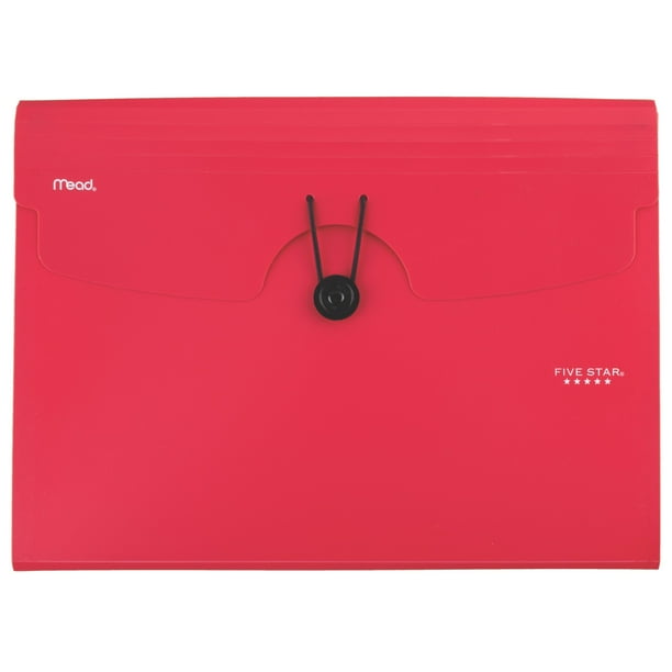 Five Star 6Pocket Expanding File, 13" x 9 1/4", Assorted Colors (35643