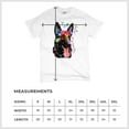 thumbnail image 5 of Tee Hunt Dean Russo German Shepherd T-Shirt Colorful Dog Best Friend Men's Tee, White, Large, 5 of 5