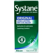 Systane Original Long-Lasting Dry Eye Relief, Refreshes & Lubricates, Soothing Comfort, 0.5 FL OZ (15ml)