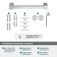 thumbnail image 4 of Amerock Monument Chrome 8 inch (203mm) Towel Bar, 4 of 6