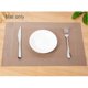 thumbnail image 3 of Pvc Western Placemat Single Frame Heat Insulation Pad Dark Coffee, 3 of 3