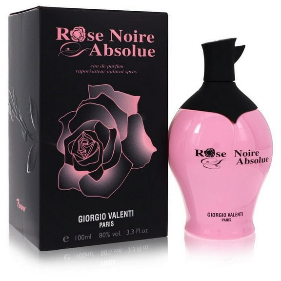 Rose Noire Absolue by Giorgio Valenti Eau De Parfum Spray 3.4 oz for Women Pack of 2