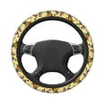 thumbnail image 3 of Gaeub Beautiful Bright Birds And Flowers Breathable Stretch Elastic Steering Wheel Cover, Cool in Summer and Warm in Winter, Universal 15 inch, 3 of 8