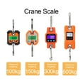 thumbnail image 2 of Balance Grue 100/150/300/500kg Balance Grue Robuste Crochet Suspendu Balance en Acier Inoxydable avec Rétroéclairage LCD, Facile à Utiliser, 2 of 7