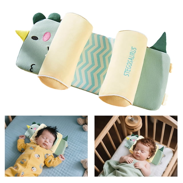 Cushion for Room Use with Natural Buckwheat Fill and Breathable Coverage Ergonomic Support for Early Development Orthopedic Soothing Pad