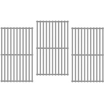 Set of Three Solid Stainless Steel Cooking Grids for Grill Models from Backyard Grill, BHG, Uniflame, Revoace and Others