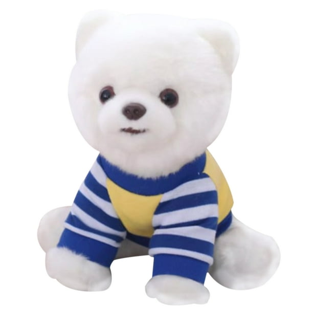 blue soft toy dog