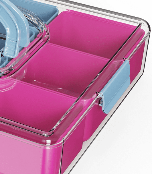 academy pink tackle box 10Inch Organizer and Storage,Three-Layer Sewing Box With 2 Trays Discover an innovative solution for classroom South Bend Wormgear Tackle Box-88