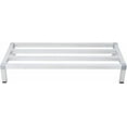 thumbnail image 3 of Dunnage Rack 48'' x 20'',8 Inches Above Ground Level,Aluminum Dunnage Rack 1000 Lb Capacity,Low Shelf for Floor Used for Storage In Kitchens, Restaurants, Supermarkets,Grocery Stores, 3 of 7