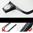 thumbnail image 5 of 3pcs Carbon Fiber Color Steering Wheel Cover Trim Decorative Frame For Focus Escape Mk3 Kuga 2012-2, 5 of 5