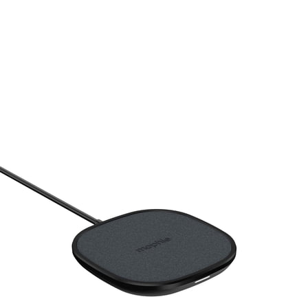 mophie 15 Watt Universal Wireless Charging Pad with AC power adapter included -  Compatible with iPhone, Samsung Galaxy, Note, Pixel Devices - black