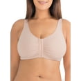 thumbnail image 5 of Fruit of The Loom Women's Comfort Front Close Cotton Sports Bra, 2 Pack, 5 of 7