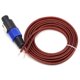 thumbnail image 4 of 2X Cable de Altavoz Speakon Cable Desnudo de Extremo Abierto, Cable de Conexión de Amplificador de Cable de Audio de Speakon Una Altavoz para DJ / PA, 4 of 5
