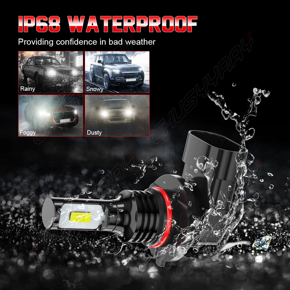 For Ford Explorer 2002 2003 2004 2005 6000K White LED Headlight High Low Beam Fog Light Bulbs Kit Oty 6