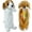Brown and White, variant on Adorable Plush Dog Pencil Case – Cute & Practical Storage for Stationery, Supplies, Cosmetics and Essentials. White And Brown Dog , 1 count