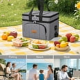 thumbnail image 4 of Spacious Interior Thermal Bag Reusable Leakproof Lunch Container Waterproof Fabric For Outdoor Work, 4 of 8