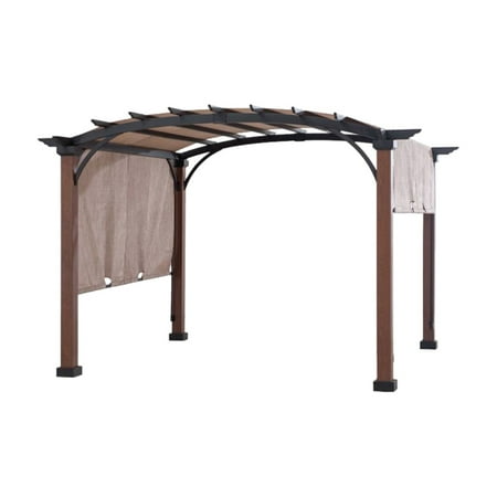 Sunjoy Replacement Canopy for 10x10 Ft Pergola Original Version, Sesame Finish - Walmart.com