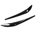 thumbnail image 4 of Headlight Eyebrow, Headlamp Eyelid Gloss Black 2pcs Impact Resistance Strong Protection  For Car, 4 of 8