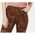 thumbnail image 2 of Charter Club Women's Animal Print Lexington Straight Leg Jeans Brown Size 10, 2 of 3