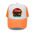 thumbnail image 2 of Vintage 1982 Printed Snapback Cap Retro Aged to be Perfected Since 1983 Baseball Hat Rainbow Trucker Hat For Birthday Gift YP06556-60cm for adult Gao Jinjia LED, 2 of 2