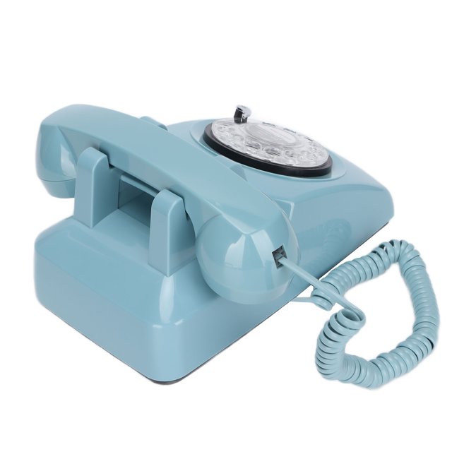 Retro retro retro lline 60s clásico antiguo de marcado cableado Fijo teléfono