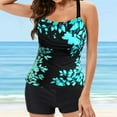 thumbnail image 4 of Two Piece Swimsuits Swim Tank Top With Shorts Tummy Control Swimsuits Two Piece Swimwear, 4 of 7