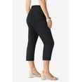 thumbnail image 3 of Roaman's Women's Plus Size Petite Plus Size Classic Stretch Capri Jean, 3 of 6