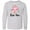 AC-Heather Grey, variant on Inktastic Big Sis Girls Sister Announcement Long Sleeve Youth T-Shirt