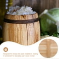 thumbnail image 3 of KONTONTY Wooden Rice 18cm Basket Plate Japanese Sushi Rice Mixing Bowl Tub Bottom, 3 of 7