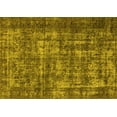 thumbnail image 1 of Ahgly Company Machine Washable Indoor Rectangle Oriental Yellow Industrial Area Rugs, 8' x 10', 1 of 4
