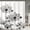 Grey, variant on Unique Floral Grey Shower Curtain for Bathroom Decor, White and Gray Daisy Flower Elegant Wildflower Design Farmhouse Stall Shower Curtains with Hooks Set, 36 X 72 Inches
