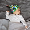 thumbnail image 4 of Sikiie Colorful Tie Dye Stained Glass Baby Newborn Hats, Infant Knotted Baby Hat, Beanie Top Knot Caps for Baby Boys Girls, 4 of 5