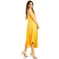 thumbnail image 4 of Sakkas Everyday Essentials Caftan Tank Dress / Cover Up - Orange - One Size, 4 of 5