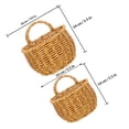 thumbnail image 2 of unbranded 1Jgo Cesta Colgante Decorativa De Tejido Natural Para Flores Y Almacenamiento En Cocina, 2 of 7