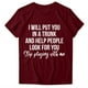 thumbnail image 4 of Gibobby Playera TéRmica Ligera Tops sueltos con cuello redondo, camiseta estampada, blusa, mangas , blusa informal para mujer（Vino， XXXXXL), 4 of 5