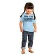 thumbnail image 4 of Born To Go Cycling With My Daddy Toddler Boy Girl T Shirt Infant Toddler Brisco Brands 4T, 4 of 6