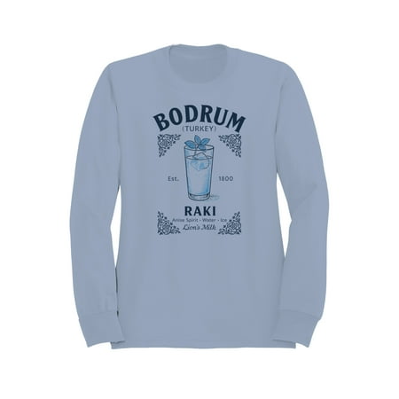 Bodrum Raki: Anise Spirit Design Men's Sweatshirt